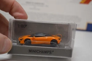 minichamps - McLAREN 720 S - ORANGE - 1/87 SCALE HO GAUGE MODEL CAR - 870 178721 - Picture 1 of 6