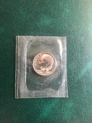 1965 SMS ROOSEVELT DIME PROOF LIKE GEM COIN L@@K Cover
