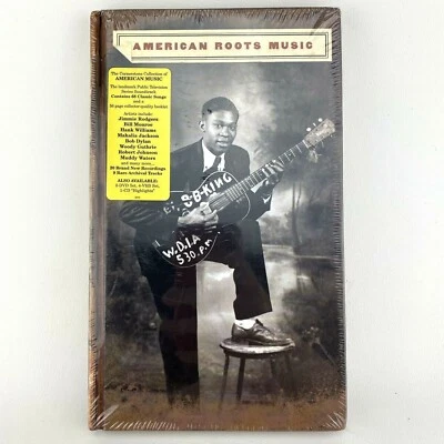 American Roots Music 4 CD & Book 2001 B.B. King Howlin Wolf Bob Dylan Brand New - Image 1 of 3