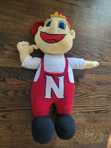 Vitnage University Of Nebraska Cornhuskers 24" Lil Red Mascot Plush Cover