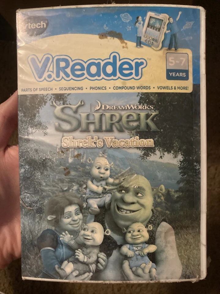 NEW! VTech V.Reader Cartridge : Shrek's Vacation : Ages 5-7 (80-280000) {2905} - Image 1 of 1