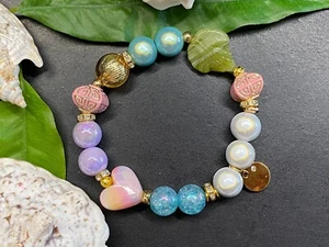 Armband Miracle Beads Gr. M-L Acryl Strass Magic Beads #1037-7 - Bild 1 von 3