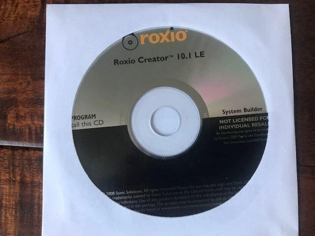 Brand New Sealed Roxio Creator 10.1 LE/SB CD OEM FREE SHIPPING! - Image 1 of 1