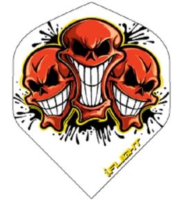 Dart 3, 6 o. 9 Stück Designa iFlight - 3 Schädel - Laughing Skulls - Flights