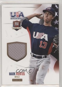 2014 Panini USA Baseball Box Set 15U National Team Jerseys /99 Mark Vientos #57