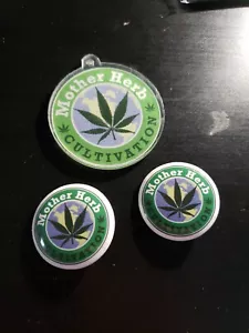Mother Herb Cultivation Pins Lot Marijuana Mother Earth Dispensary - Picture 1 of 2
