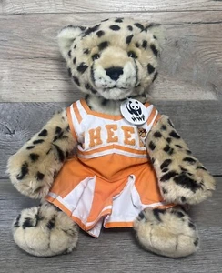 Build-A-Bear Cheetah Cat WWF Plush in Cheerleader Outfit Stuffed Animal Toy BAB - Picture 1 of 18