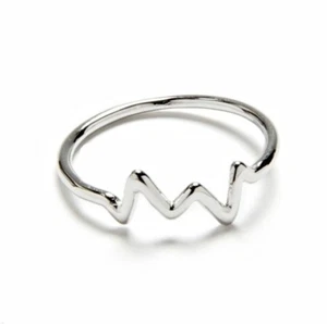 ANILLO LATIDO DEL CORAZÓN y AMOR PLATA DE LEY . Varias tallas y Estuche. Nuevo - Bild 1 von 15