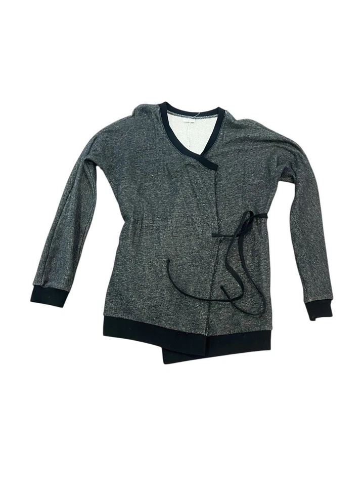 SUDADERA SUÉTER ENVOLVENTE DRIES VAN NOTEN GRIS MEZCLA ALGODÓN HOMBRE GRANDE Foto 1 de 4