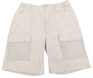 Boy's Columbia PFG Khaki Hiking Shorts XL 18-20 Net Pockets 100% Cotton Elastic - Picture 1 of 9