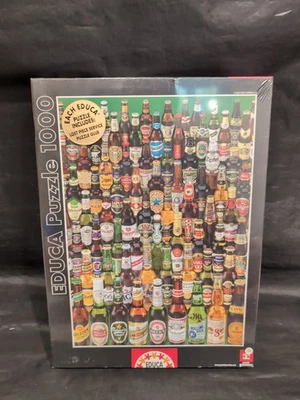 1000 Piece Beer Puzzle 48 cm X 68 cm by EDUCA Sealed - Image 1 of 2