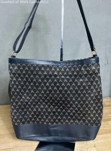 Brooks Brothers Women Black/Brown Shoulder Bag - Picture 1 of 8