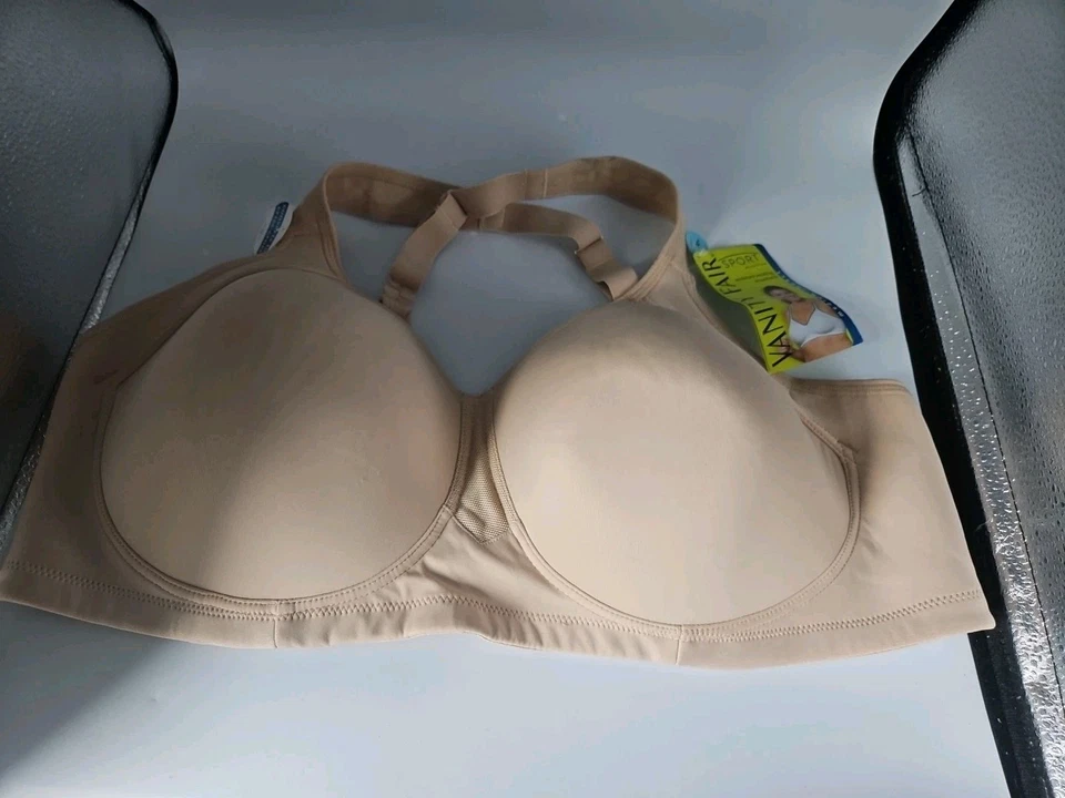 Vanity Fair Women's Sport Full Figure Wirefree Bra 71500 Damask Neutral 44c