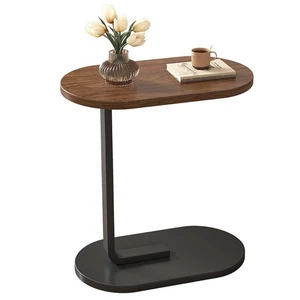 C-Shaped Compact Sofa Side End Table Coffee Laptop Table Living Room Bedroom UK - Picture 1 of 10