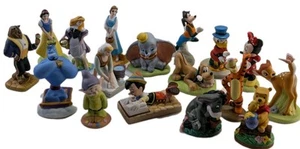 Walt Disney Grolier x17 Porcelain Ornament Figurine Collection - Picture 1 of 24