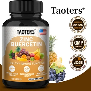Zinc + Quercetin + Bromelain Supplement - Supports respiratory and bone health - Picture 1 of 9