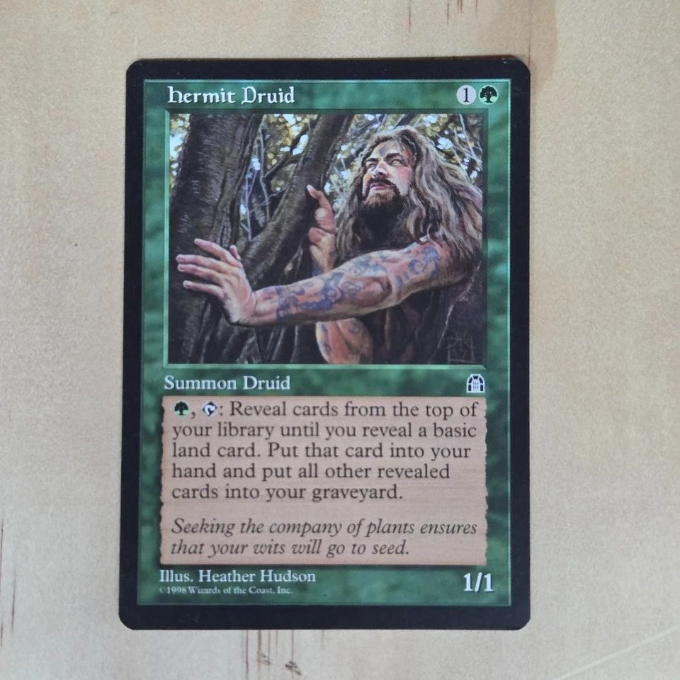 Hermit Druid | Stronghold - Magic The Gathering - Free Ship - Image 1 of 1