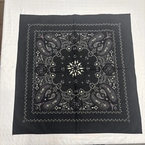 Nike Air Jordan Travis Scott Cactus Jack Black Phantom Black Bandana - Picture 1 of 9