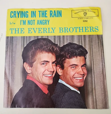 Everly Brothers CRYING IN THE RAIN (ROCK 45/PS) #5250 PLAYS VG++ NO NOISE! - Image 1 of 4
