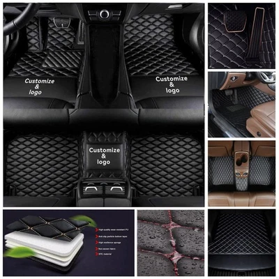 Waterproof PU New Fit For Ford Car Floor Mat Auto Rug Cargo Carpet Trunk Liner Foto 1 de 4