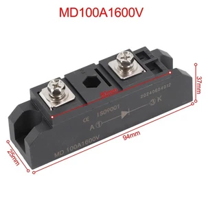 Anti-reverse Charging Diode MD50A/MD100A/MD200A1600V Anti-reverse Diode Module - Picture 1 of 43