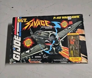 Hasbro G.I Joe - Sgt. Boîte Savage P-40 Warhawk (1994) jamais ouverte - Photo 1/5
