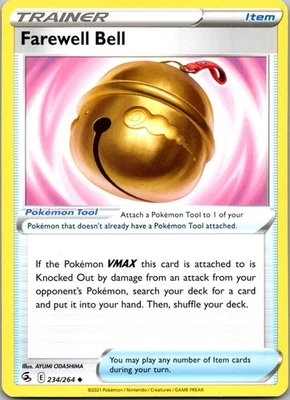 Farewell Bell Normal Uncommon SWSH08: Fusion Strike 234/264 NM - Image 1 of 2
