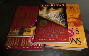 The Da Vinci Code And Angels & Demons Hardcover +paperback lot!! - Foto 1 di 10