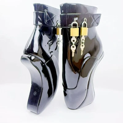 Sexy club nocturno ballet plataforma tacón muy alto 18 cm extraño talla grande 36-46 para mujer Foto 1 de 4