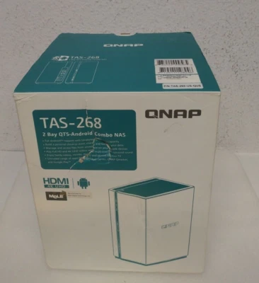 TAS-268-US-QUS  Hardware Specs 2 Bay QTS-Android Combo NAS - Image 1 of 4