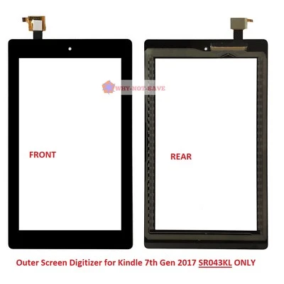 Touch Glass screen Digitizer Replacement for Amazon Kindle Fire 7TH Gen SR043KL - Image 1 of 4