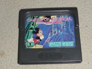 SEGA GAMEGEAR VIDEO GAME CASTLE OF ILLUSION MICKEY MOUSE CARTRIDGE ONLY - Picture 1 of 2
