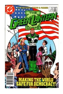 THE GREEN LANTERN CORPS 210 (VF- 7.5) 1987 NEWSSTAND VARIANT / GUY GARDNER CVR * - Picture 1 of 2