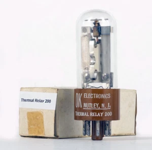 OK ELECTRONICS Thermorelais 200 Röhrenventil Valvula Rhore Lampe TSF 진공관 真空管 * - Bild 1 von 1