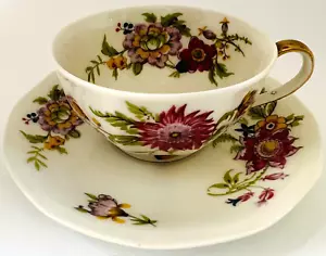 Teetasse & Untertasse Set ""Persischer Garten"" von Theodore Haviland Limoges Frankreich um 1920 - Bild 1 von 7