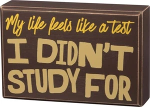 Primitives Life Test Box Sign - Picture 1 of 2
