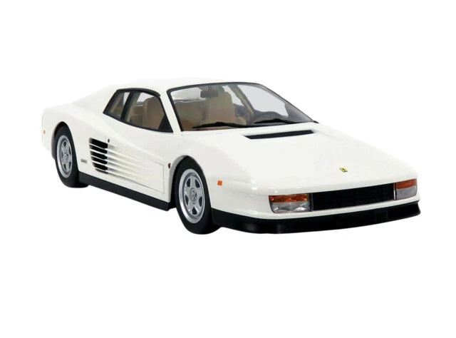 KK-Scale Ferrari Testarossa 1:18 Diecast Car - White (180502W)
