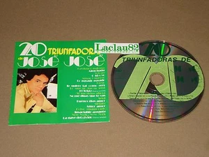 Jose Jose 20 Triunfadoras 1994 Bmg Cd Mexico - Picture 1 of 3