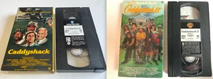 Tested ! Lot of 2 Caddyshack  I II Movies VHS Caddy Shack 2 Golf Comedy - Picture 1 of 7