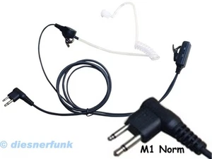 SECURITY HEADSET & SCHALLSCHLAUCH f. MOTOROLA AP GP CP CT P PRO S Spirit M1-Norm - Bild 1 von 1