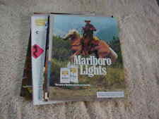 Vintage lot of 14 Marlboro cigarette magazine print ads 1970 to 1998 cowboy