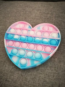 Colorful Pop Fidget Toys Push Bubble Sensory Squishy Stress Reliever  - Picture 1 of 3