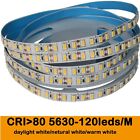 High Quality CRI RA 80+ 5M White 5630 LED Flexible Strip 12V 600 LED 120 LEDs/M