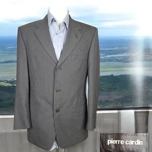 Pierre Cardin Jacket Blazer Mens 38R Brown Ribbed 3 Button VL VTG - Picture 1 of 12