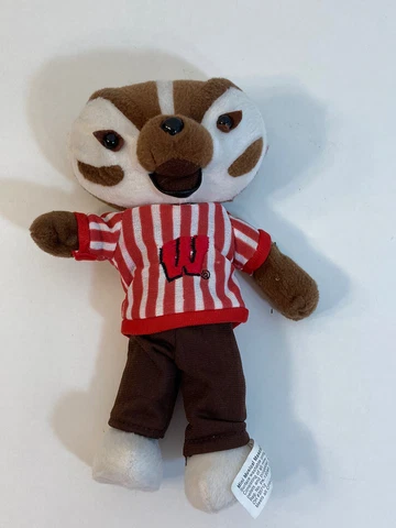 Champion Treasures Musical Mascot University Wisconsin Badger Plush Talking 8" Cover