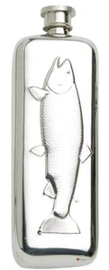 Boot Nip Flask 3oz Fisch Zinn Nip Flask Schraubverschluss tolles Geschenk gravierbar - Bild 1 von 2