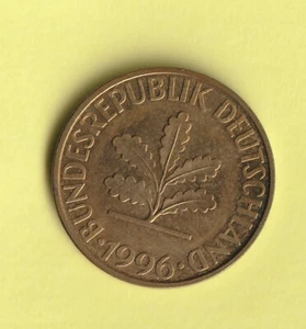 10 Pfennig Münze BRD, 1996, Prägestätte A, zirkuliert - Bild 1 von 2