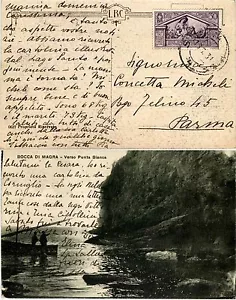 REGNO-30c BIMILLENARIO VIRGILIANO(285)-Cartolina BOCCA DI MAGRA 1931 - Bild 1 von 1