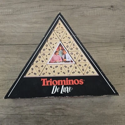 Vintage Triominos De Luxe Triangular Domino Game 1980s 100% Complete Goliath - Image 1 of 2