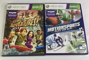 Lote de 2 Juegos Kinect XBOX 360 - ¡Aventuras Cinéticas! & Motionsports - Imagen 1 de 4